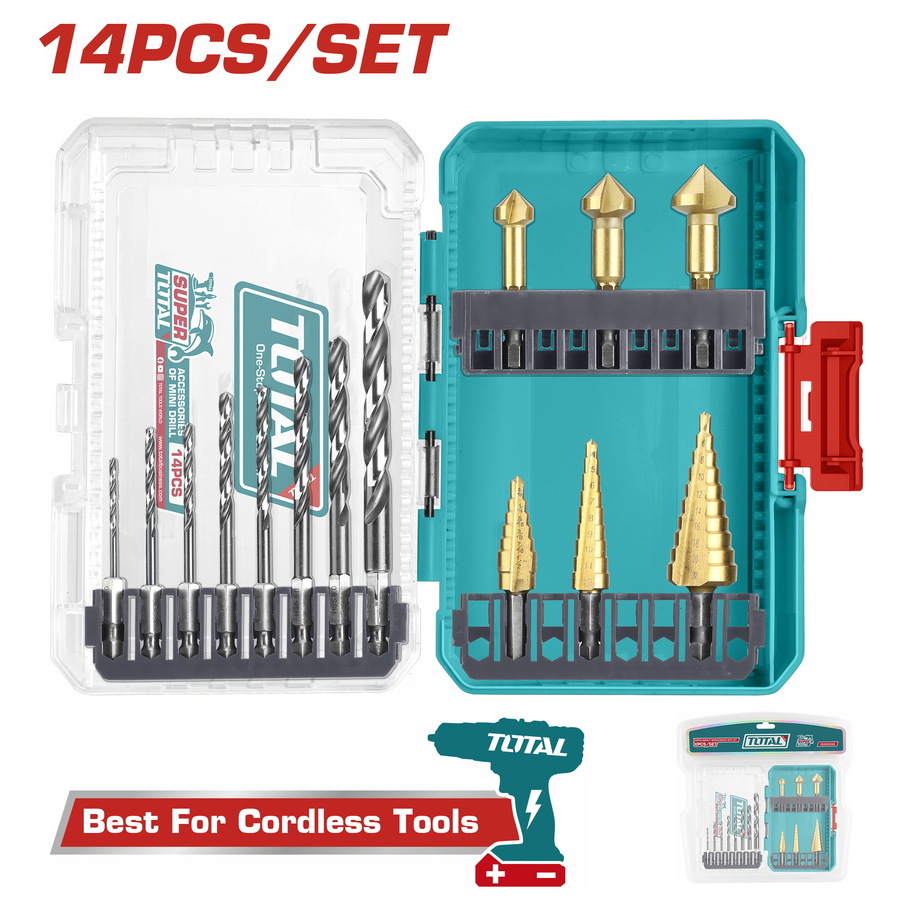 [TACSDL61401] Coffret foret HSS et forêt étages 4341 14 pcs