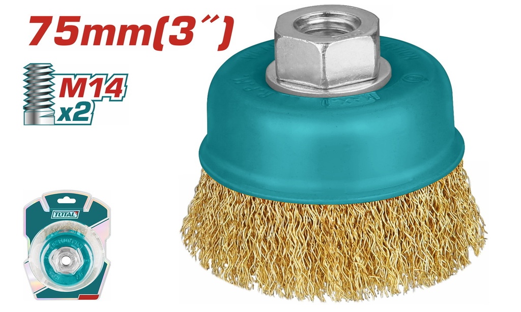[TAC31031] Brosse boisseau métallique 75mm
