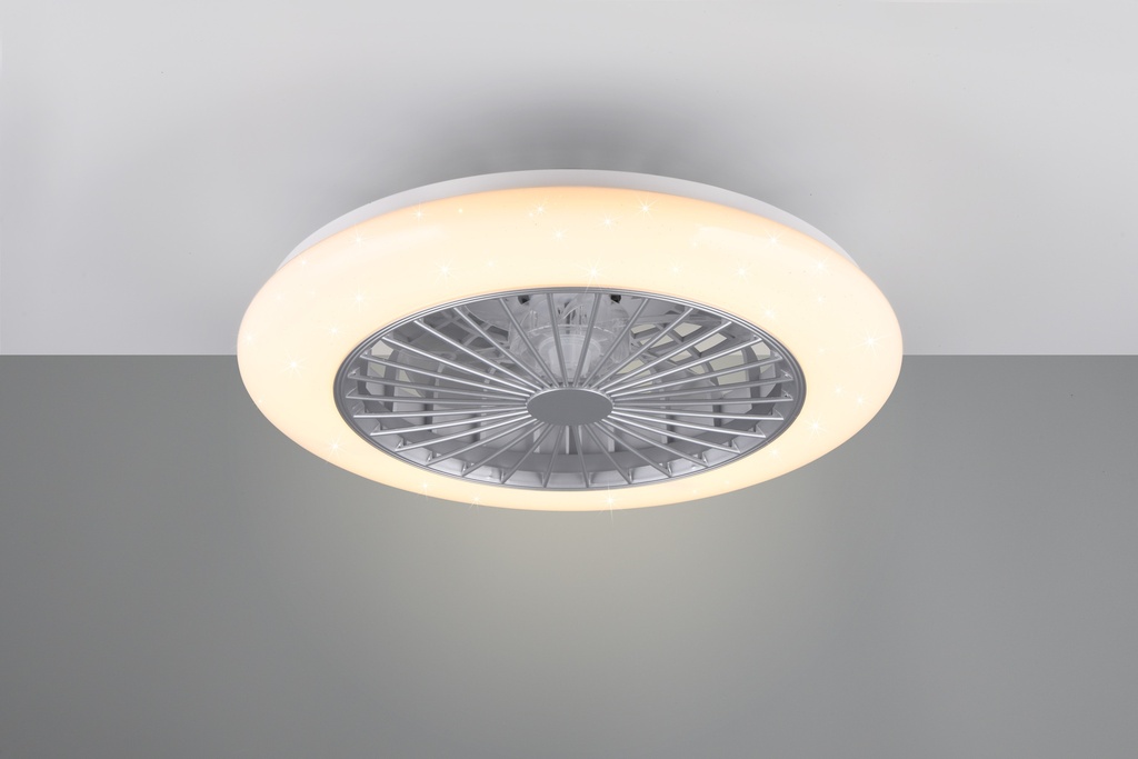 [R62522987] Brasseur d'air RL STRALSUND incl.1x40W LED/4500Lm/3000 - 6500K & incl.1x9W LED// ↕16,8cm/ Ø50cm/