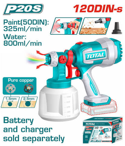 PISTOLET A PEINTURE SANS FIL