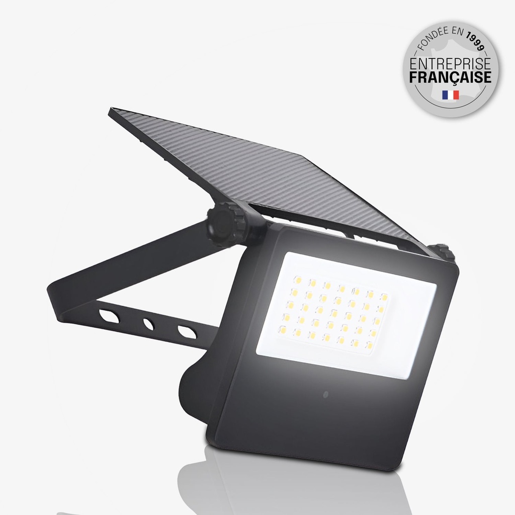 [100.163] Mini projecteur solaire à panneau integré 1600Lm 3000K