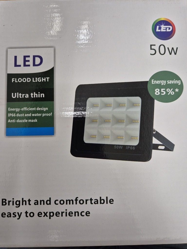 [30.15] Projecteur LED 50W 6500K - Ultra fin - IP66