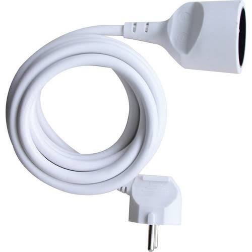 [DG-YFB01-5M] Rallonge 2 phases+terre 5m blanc