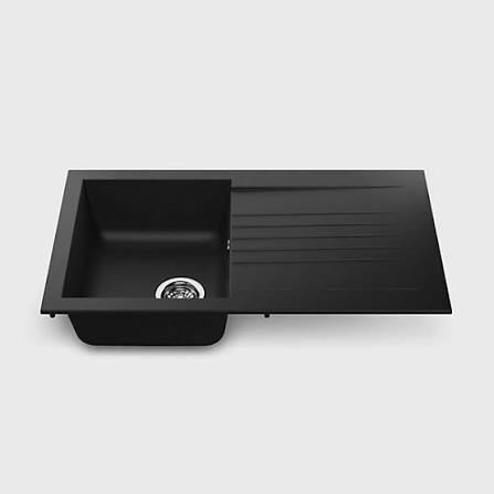[92612037] EVIER BOURBON 86 1CUVE NOIR