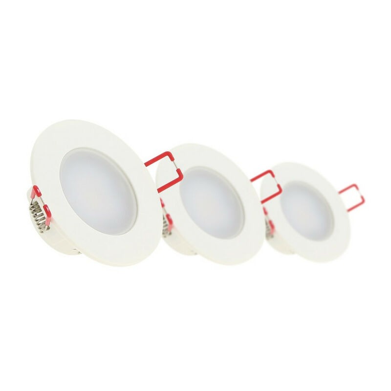 [PACK3SEL345CWIP] Lot de 3 spot integres led 345lm IP65 4000k