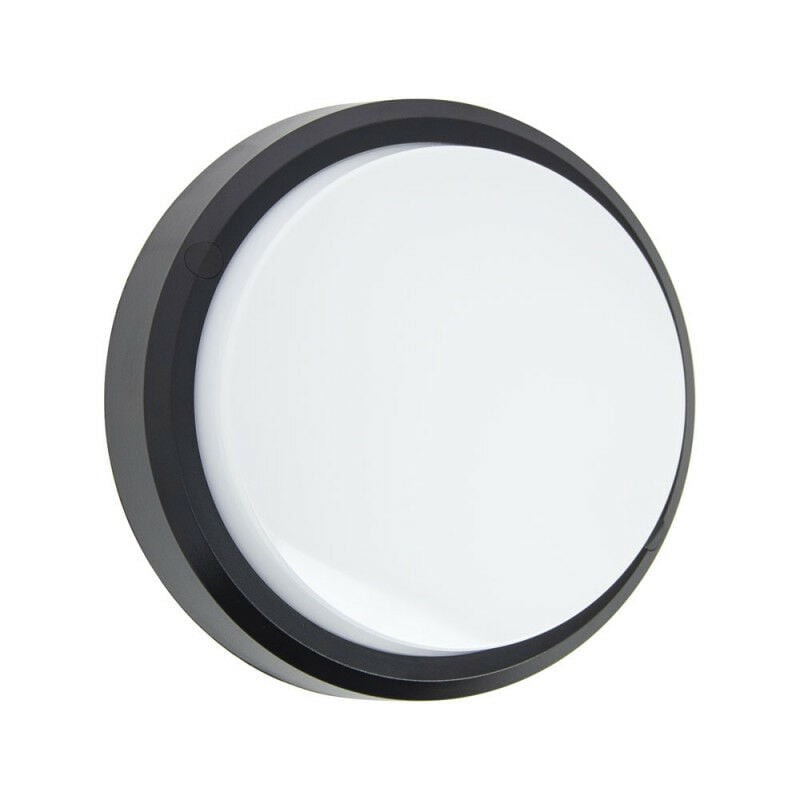 [HUB850RNIPCCT] Hublot led rond noir, IP65, 1500 lumens, cct