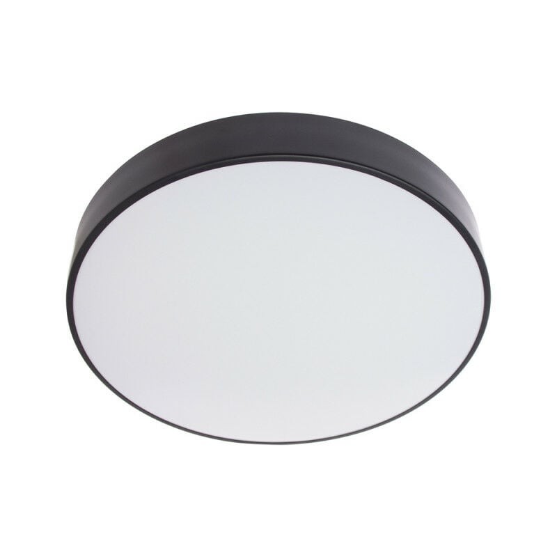 [PL2000R33NIPCCT] Plafonnier led integree rond noir IP44 2200 lumens 2700-4000k blanc chaud blanc neutre