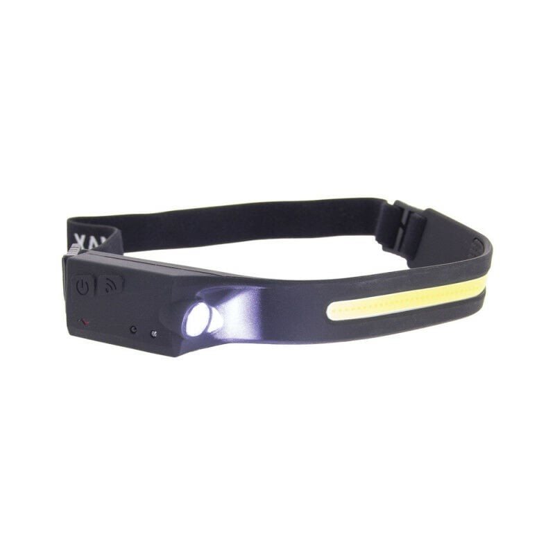 [FR450SSTRIP] Torche frontale led sensor 3w 120 lumens 5w cob led 300 lumens rechargeable usb