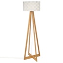 Lampadaire multipied Moki haut 150 cm bambou blanc