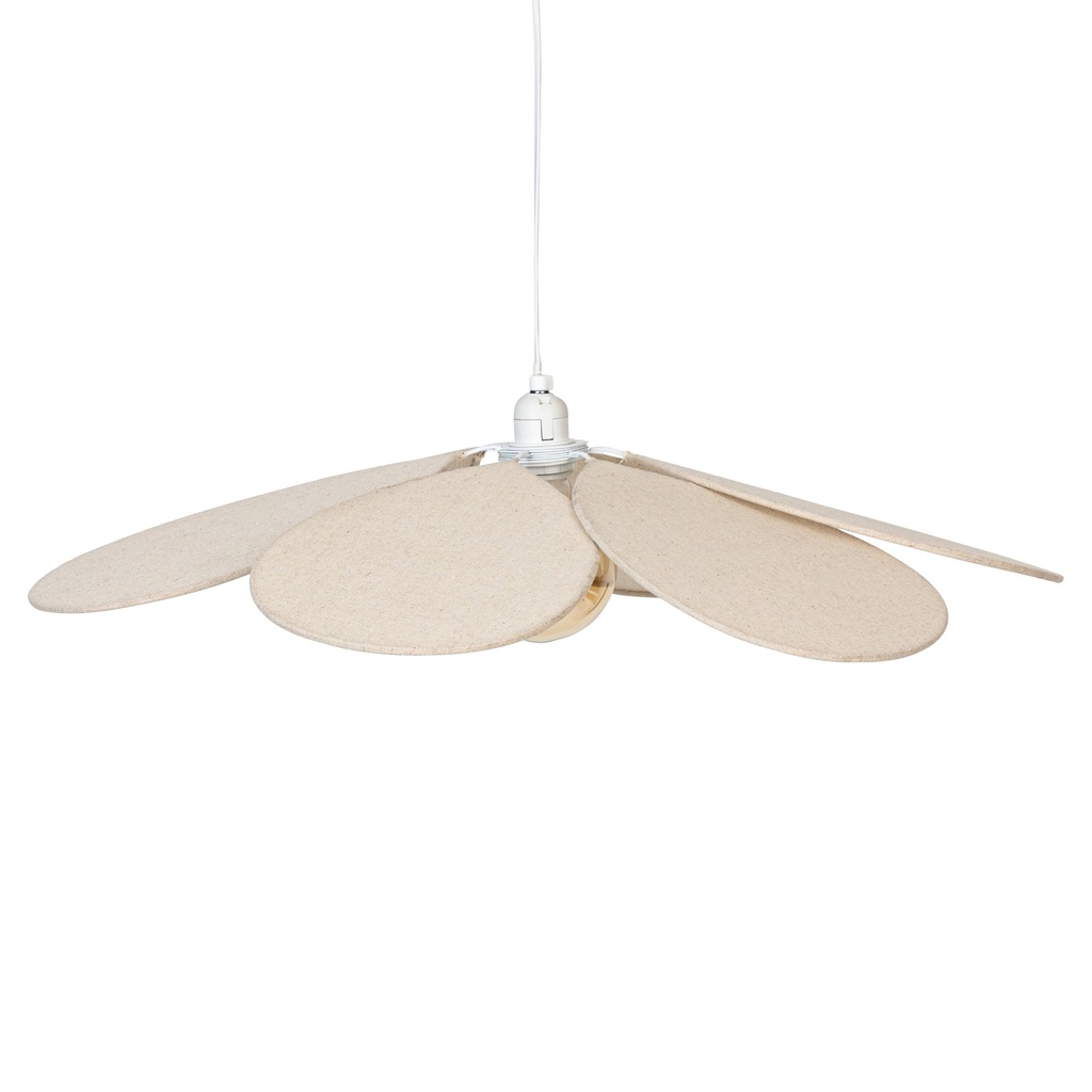 [202639] Suspension pétales Naya diam 72 cm lin beige