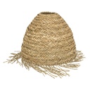 Abat-jour hania diam 37 cm roseau naturel en box présentoir