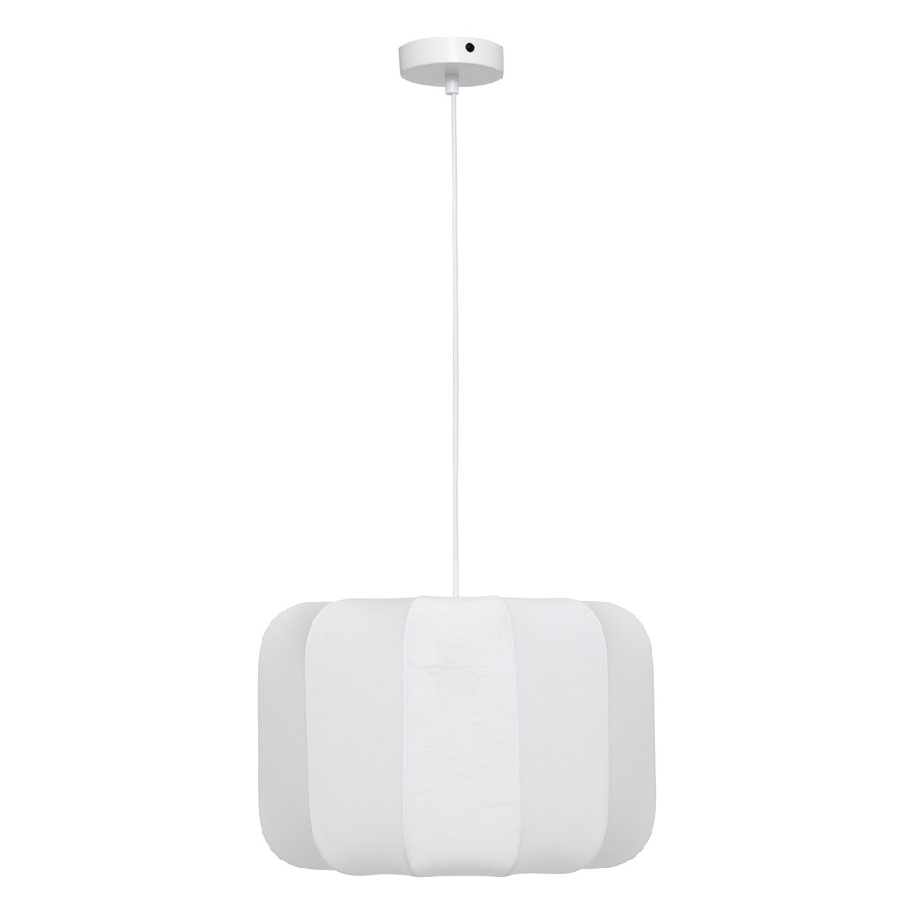 [202683] Suspension Tobie diam 37 cm coton blanc