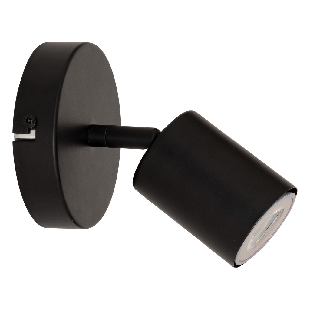 [205930A] Applique Vico diam 10 cm métal noir