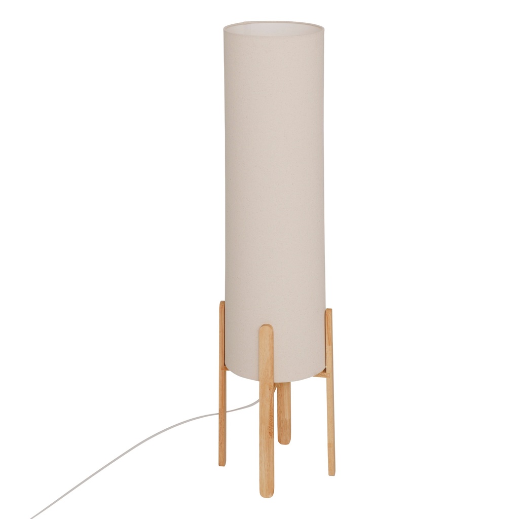 [210325] Lampadaire Rafa haut 107 cm bois beige