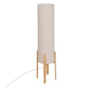 Lampadaire Rafa haut 107 cm bois beige