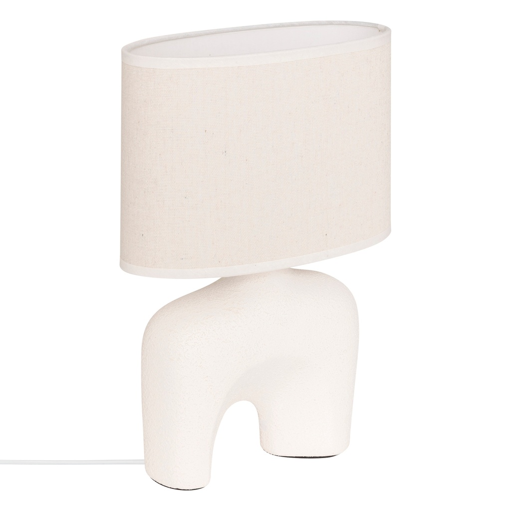 [210347] Lampe Gaby haut 31,5 cm blanc