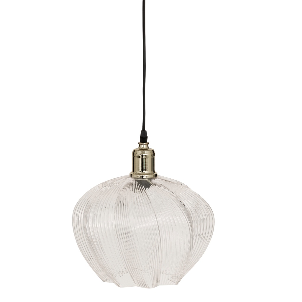 [210357] Suspension Phylas diam 37,5 cm verre transparent