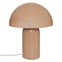 Lampe champignon Lito haut 24,5 cm métal beige
