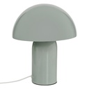 Lampe champignon Lito haut 24,5 cm métal vert céladon